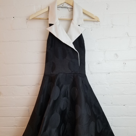 Algo-Ettes Dresses & Skirts - Algo-Ettes - Vintage Halter Tuxedo Dress